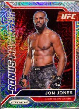 Jon Jones 2022 Panini Prizm UFC Bonus Machines #23 Mojo