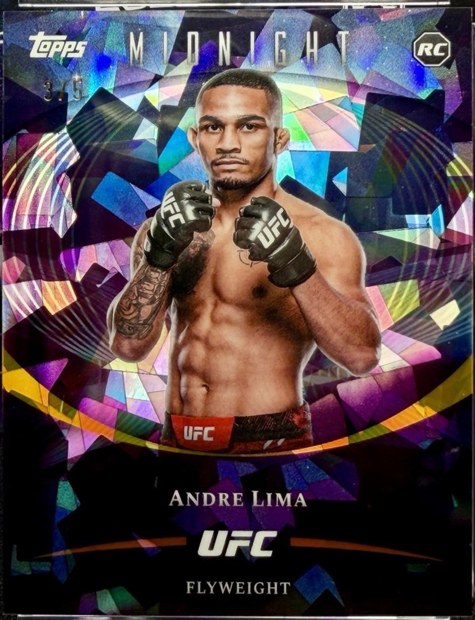 Andre Lima 2026 Topps Midnight UFC Base #61 Midnight