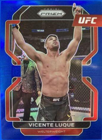 Vicente Luque 2022 Panini Prizm UFC Base #174 Blue