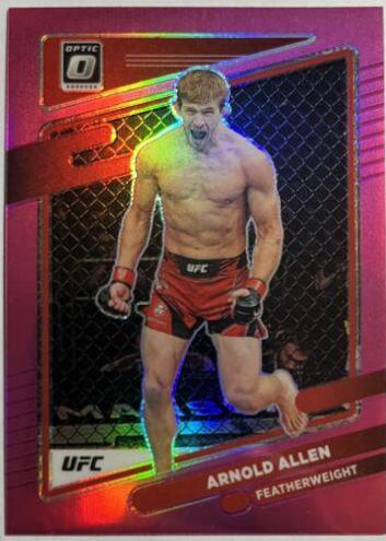 Arnold Allen 2022 Panini Donruss Optic UFC Base #53 Pink