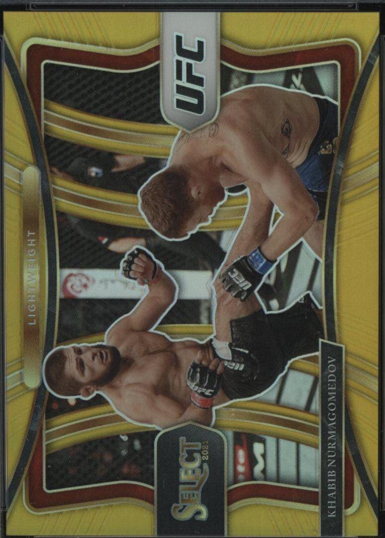 Khabib Nurmagomedov 2021 Panini Select UFC Premier Level #161 Gold