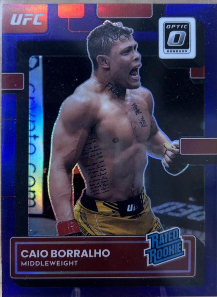Caio Borralho 2023 Panini Donruss Optic UFC Base #130 Purple