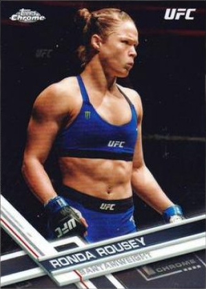Ronda Rousey 2017 Topps Chrome UFC Base #98 Xfractor