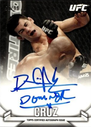 Dominick Cruz 2013 Topps UFC Knockout Knockout Autographs #KA-DCR Mat