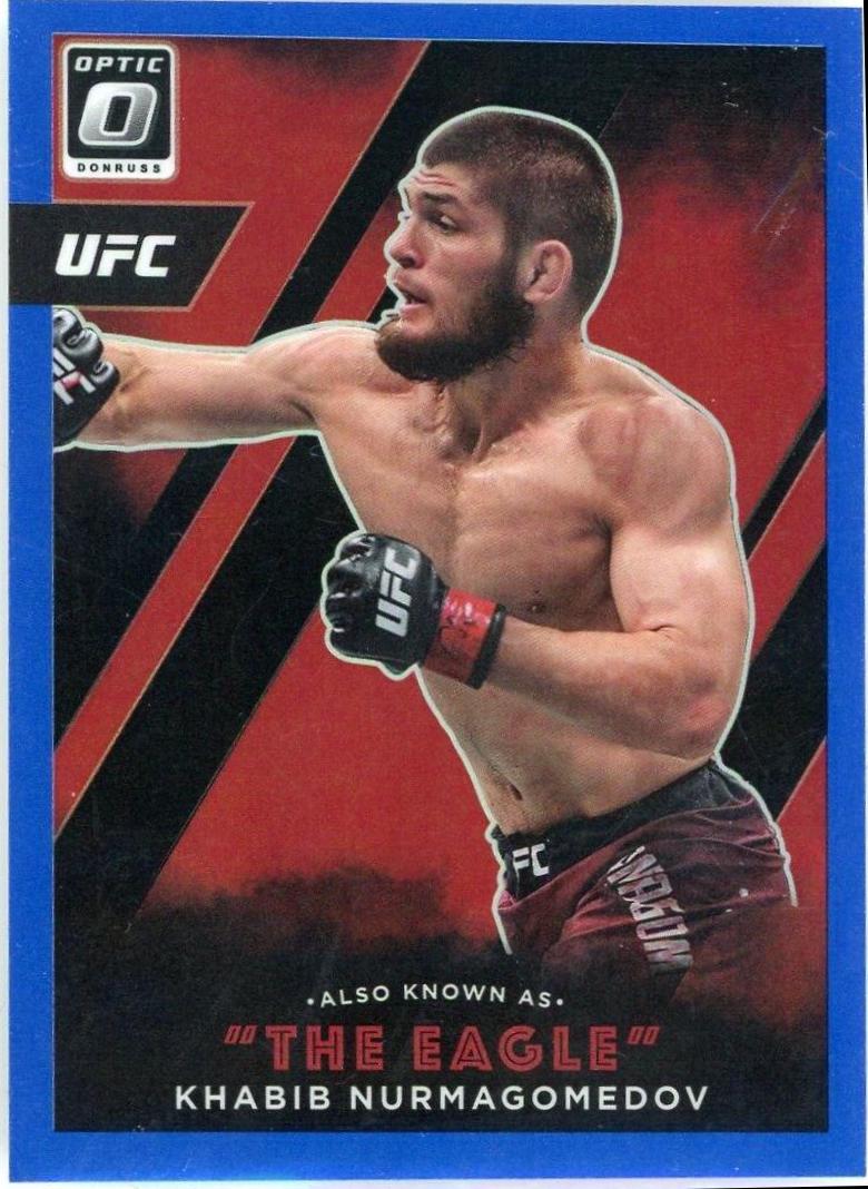 Khabib Nurmagomedov 2022 Panini Donruss Optic UFC Also Known As #2 Blue