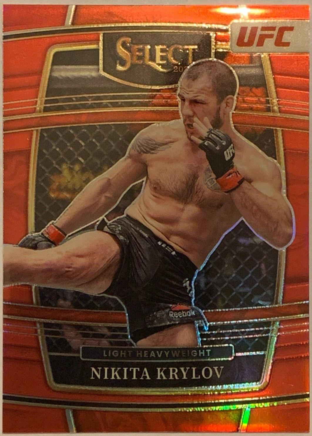 Nikita Krylov 2022 Panini Select UFC Concourse #58 Red