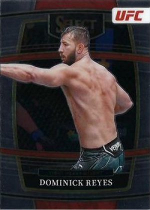 Dominick Reyes 2022 Panini Select UFC Concourse #48 Green and Purple