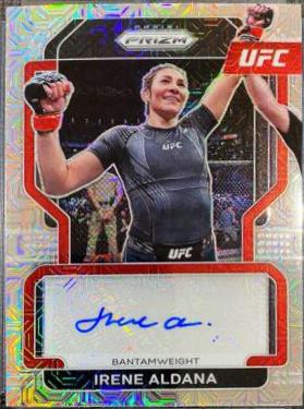 Irene Aldana 2022 Panini Prizm UFC Signatures #11 Mojo