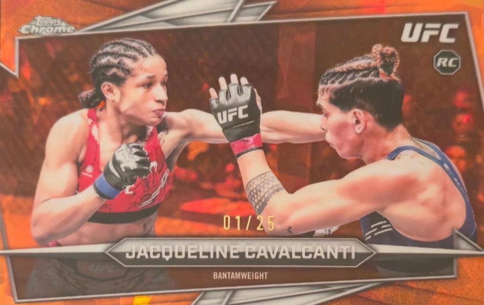 Jacqueline Cavalcanti 2026 Topps Chrome Sapphire UFC Base #37 Red Sapphire