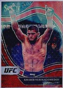 Khabib Nurmagomedov 2021 Panini Select UFC Octagonside #208 Red Disco