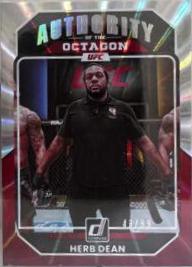 Herb Dean 2023 Panini Donruss UFC Base #222 Laser