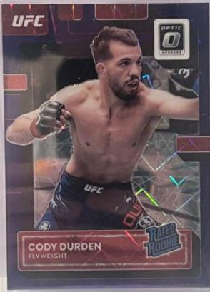 Cody Durden 2023 Panini Donruss Optic UFC Base #142 Purple Velocity