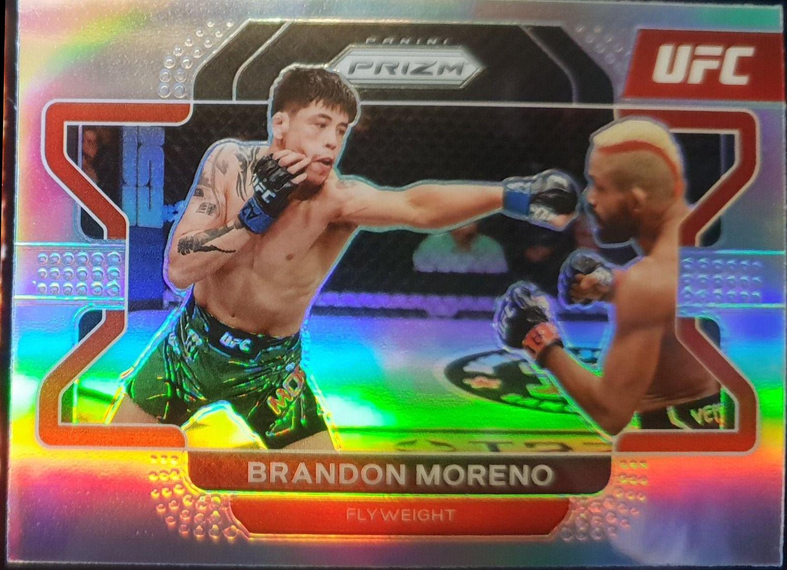 Brandon Moreno 2022 Panini Prizm UFC Base #47 Silver