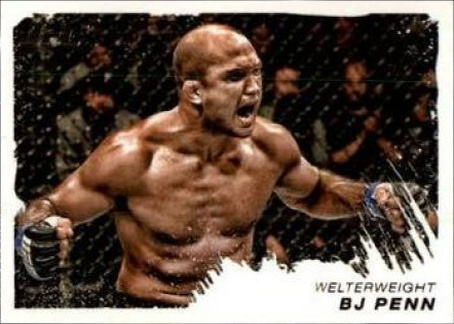 BJ Penn 2011 Topps UFC Moment of Truth Base #130 Ruby
