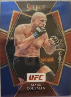 Mark Coleman 2022 Panini Select UFC Premier Level #178 Blue Prizm