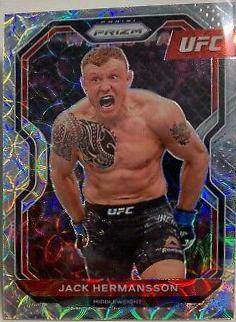 Jack Hermansson 2021 Panini Prizm UFC Base #24 Premium