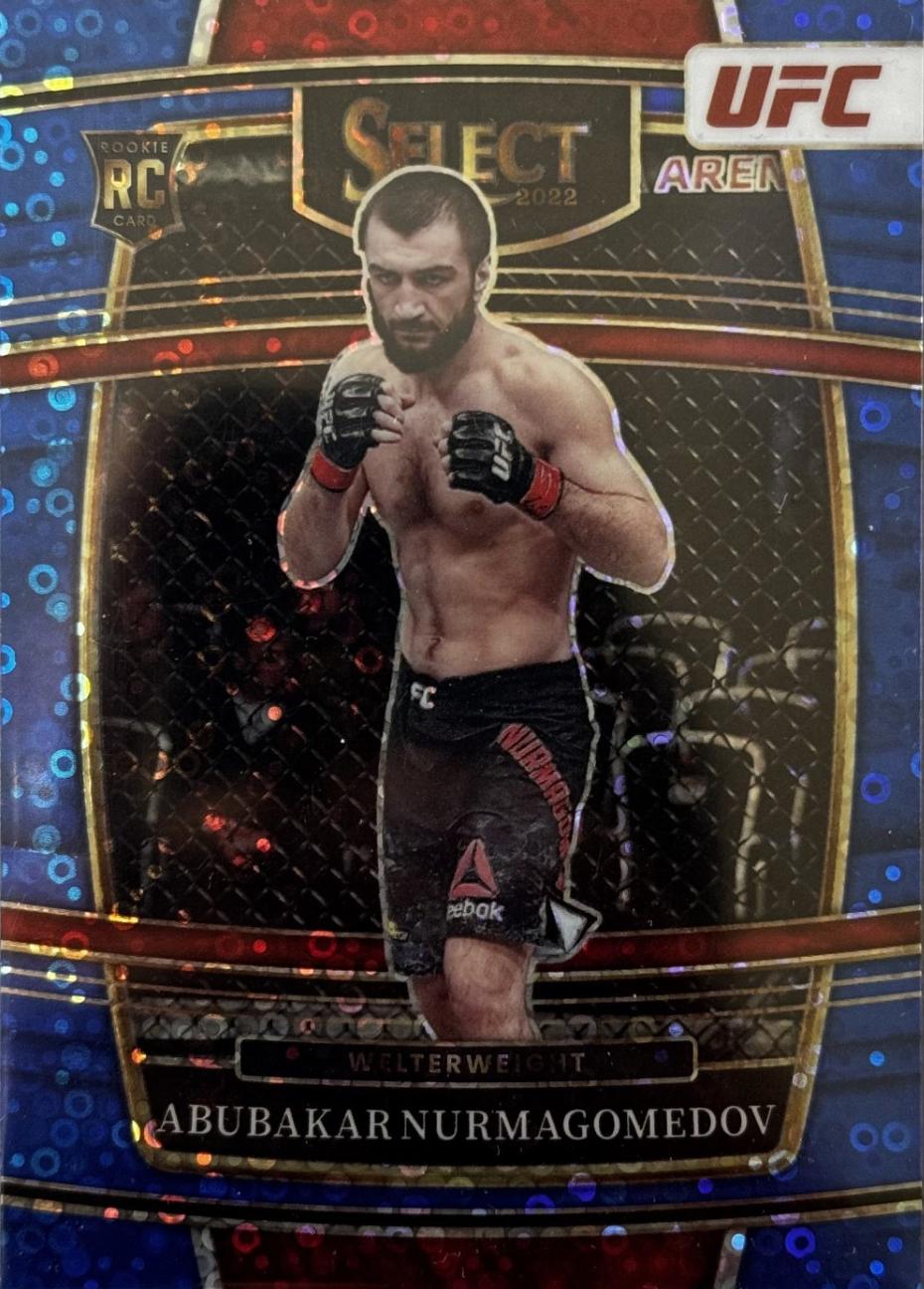 Abubakar Nurmagomedov 2022 Panini Select UFC Concourse #64 Blue Disco