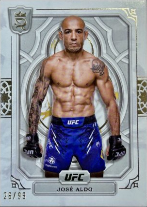 José Aldo 2024 Topps Royalty UFC Base #63 Gold