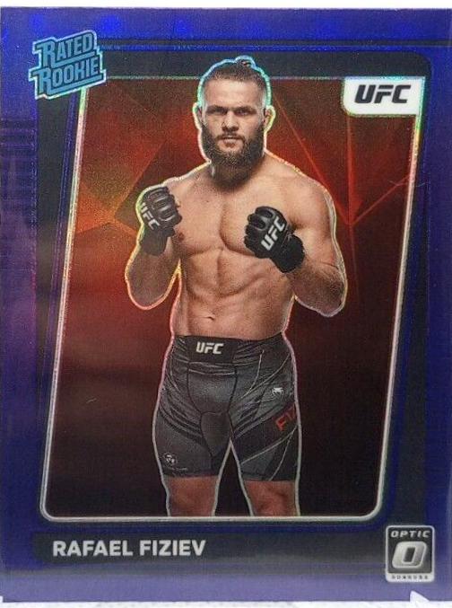 Rafael Fiziev 2022 Panini Donruss Optic UFC Base #116 Purple