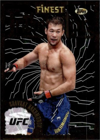 Shavkat Rakhmonov 2024 Topps Finest UFC Intimidators #INT-7 Black Refractor
