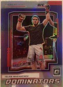 Islam Makhachev 2022 Panini Donruss Optic UFC Dominators #5 Purple