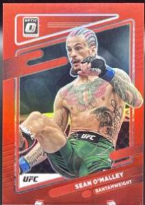 Sean O'Malley 2022 Panini Donruss Optic UFC Base #9 Red