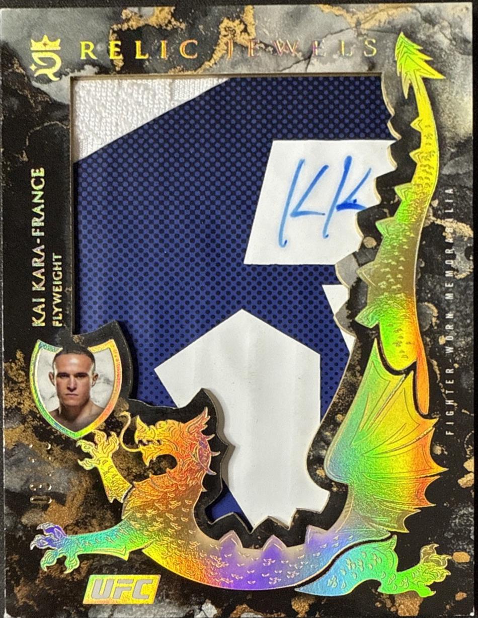 Kai Kara-France 2025 Topps Royalty UFC Relic Jewels #RJ-KF Blue