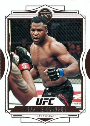 Francis Ngannou 2021 Panini Chronicles UFC Base Legacy #46 Red