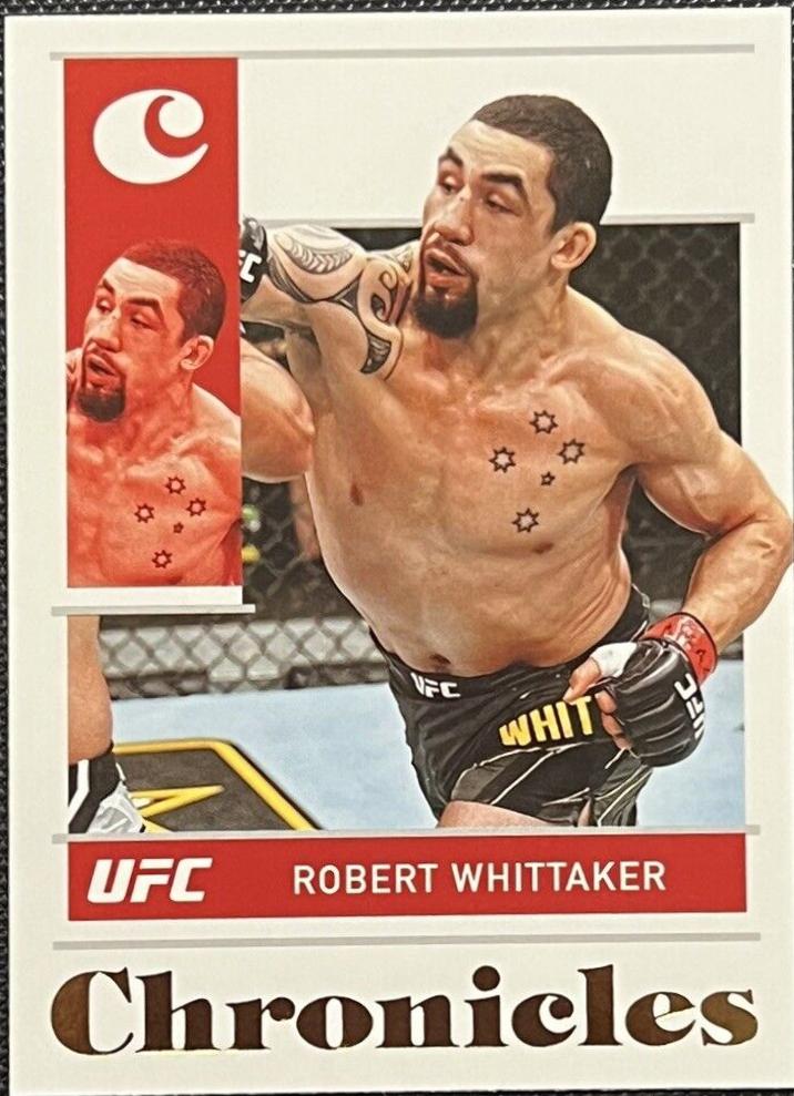 Robert Whittaker 2022 Panini Chronicles UFC Base Chronicles #50 Bronze