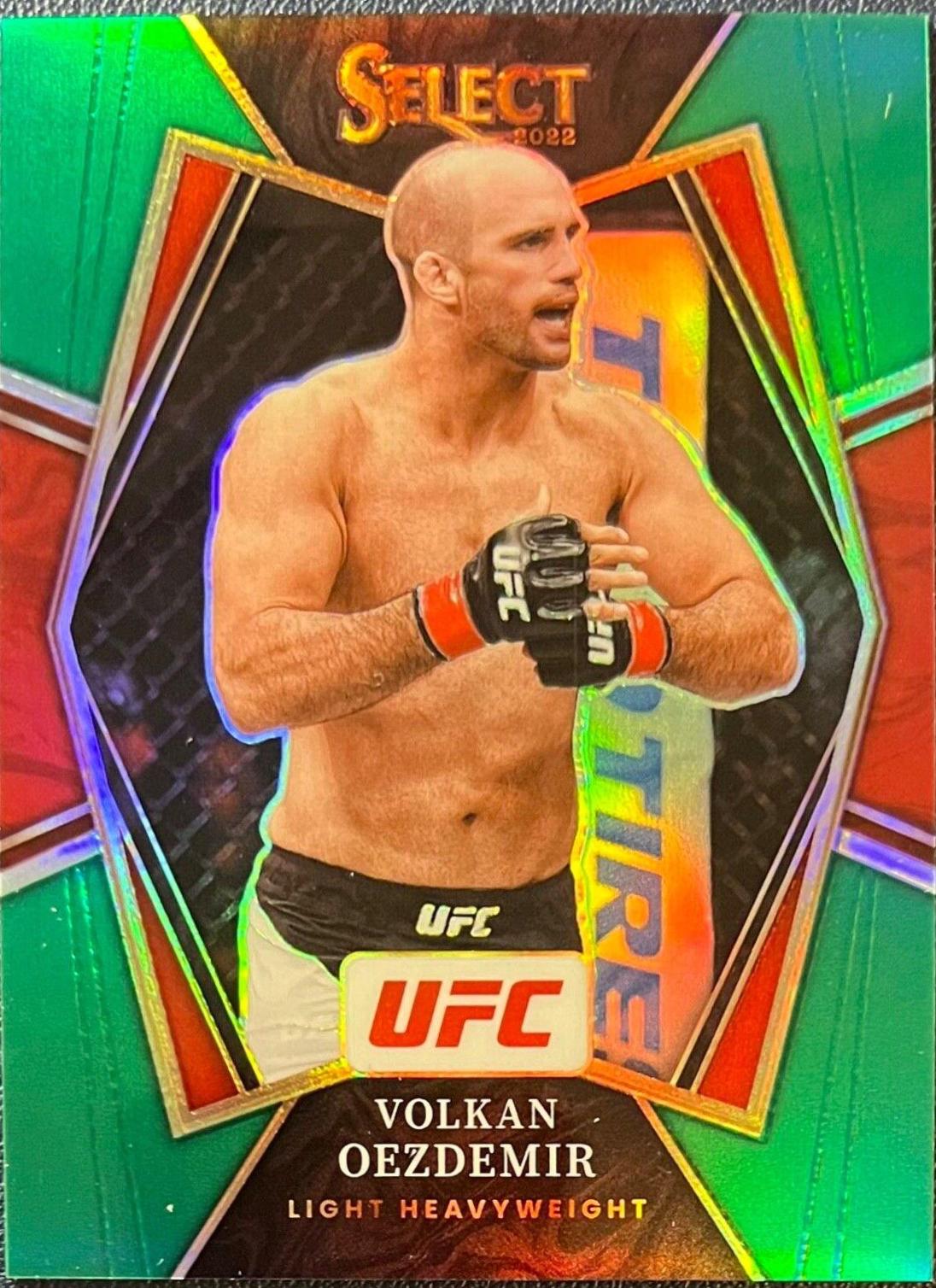 Volkan Oezdemir 2022 Panini Select UFC Premier Level #154 Green