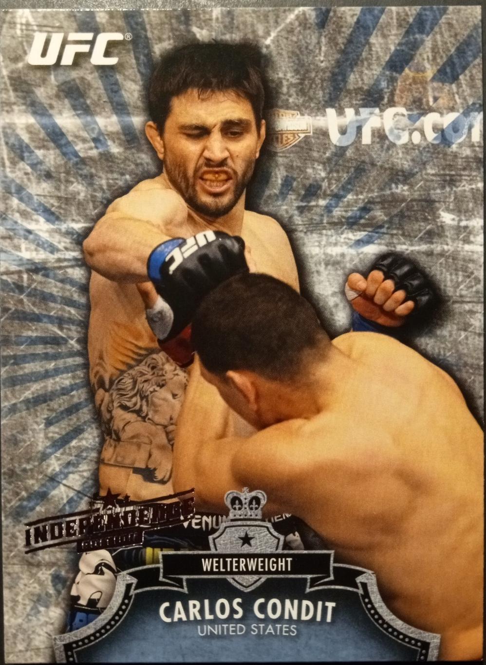 Carlos Condit 2012 Topps UFC Bloodlines Base #86 Independence Edition