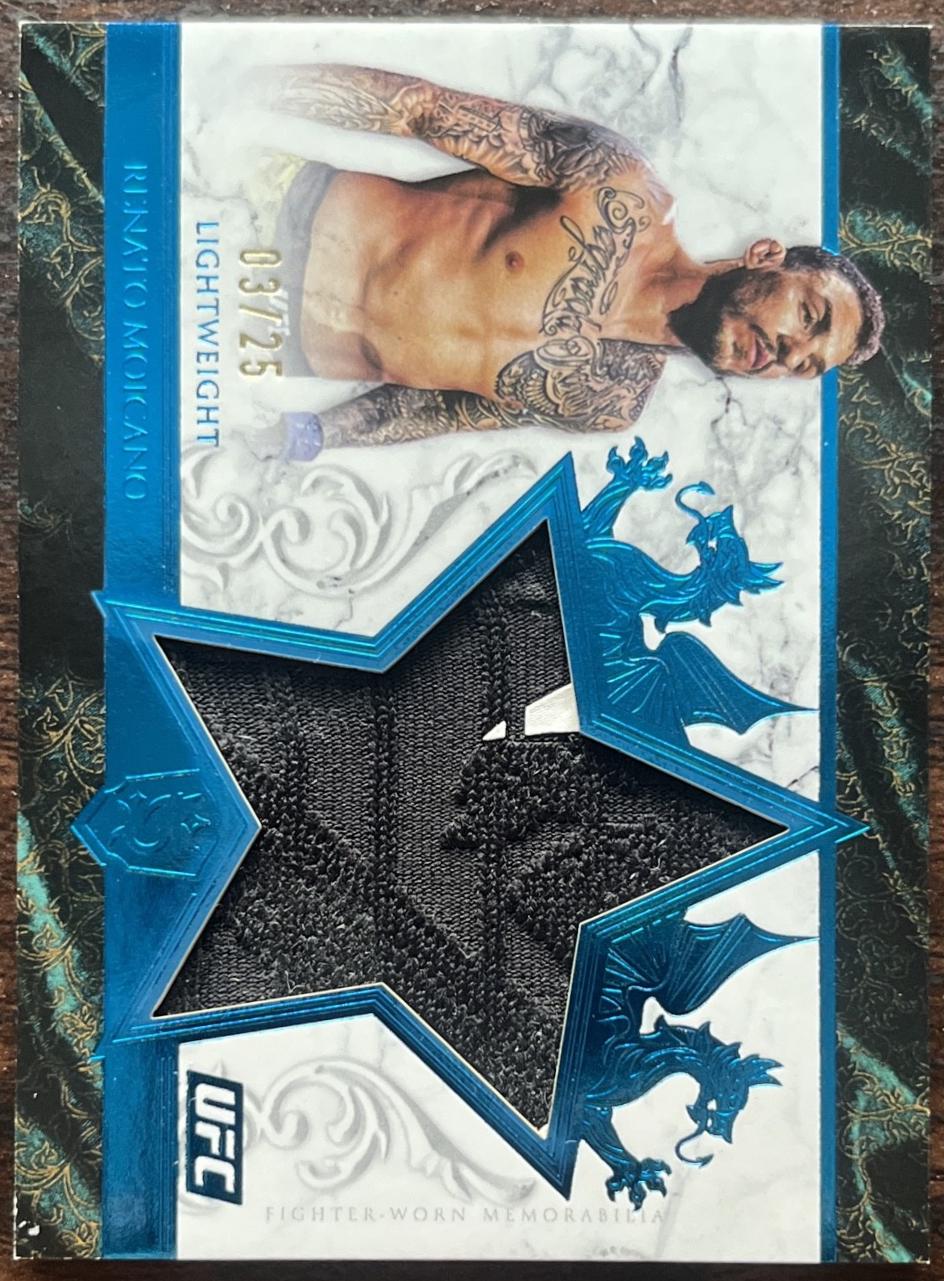 Renato Moicano 2025 Topps Royalty UFC Star Relics #SR-RM Blue