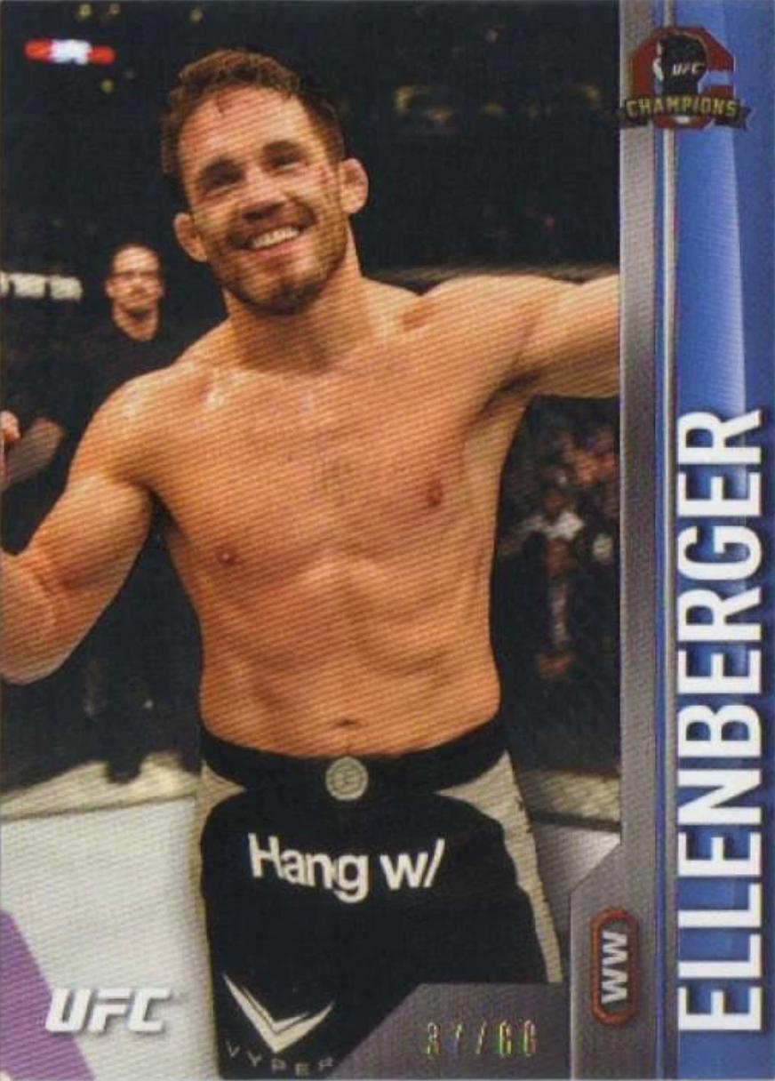 Jake Ellenberger 2015 Topps UFC Champions Base #73 Blue