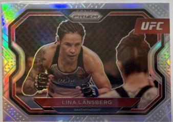 Lina Länsberg 2021 Panini Prizm UFC Base #103 Silver