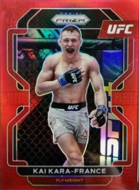 Kai Kara-France 2022 Panini Prizm UFC Base #156 Red