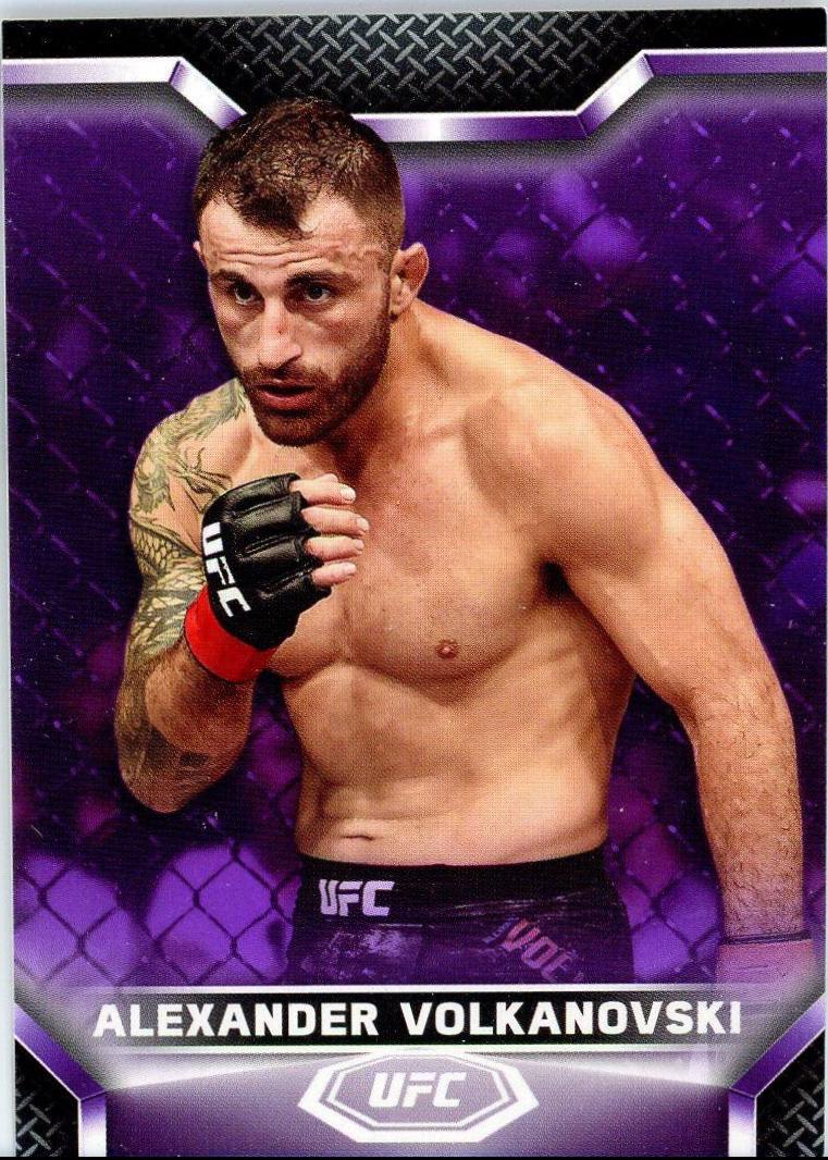 Alexander Volkanovski 2020 Topps UFC Knockout Base #23 Purple