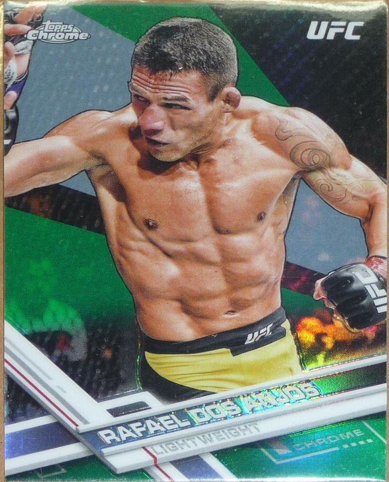 Rafael Dos Anjos 2017 Topps Chrome UFC Base #64 Green