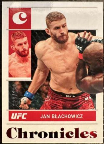 Jan Błachowicz 2022 Panini Chronicles UFC Base Chronicles #25 Red