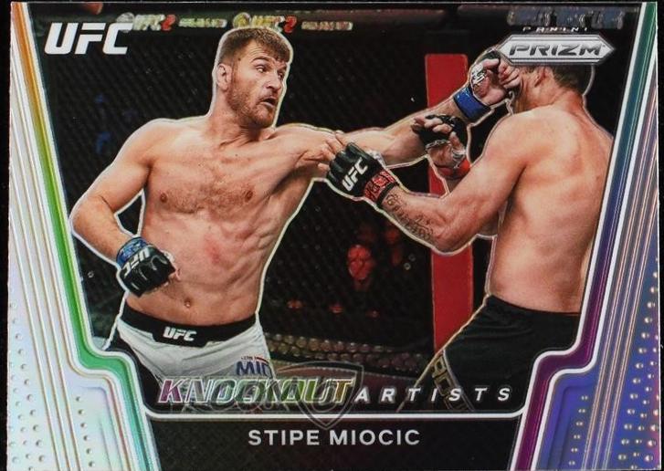 Stipe Miocic 2021 Panini Prizm UFC Knockout Artists #7 Silver