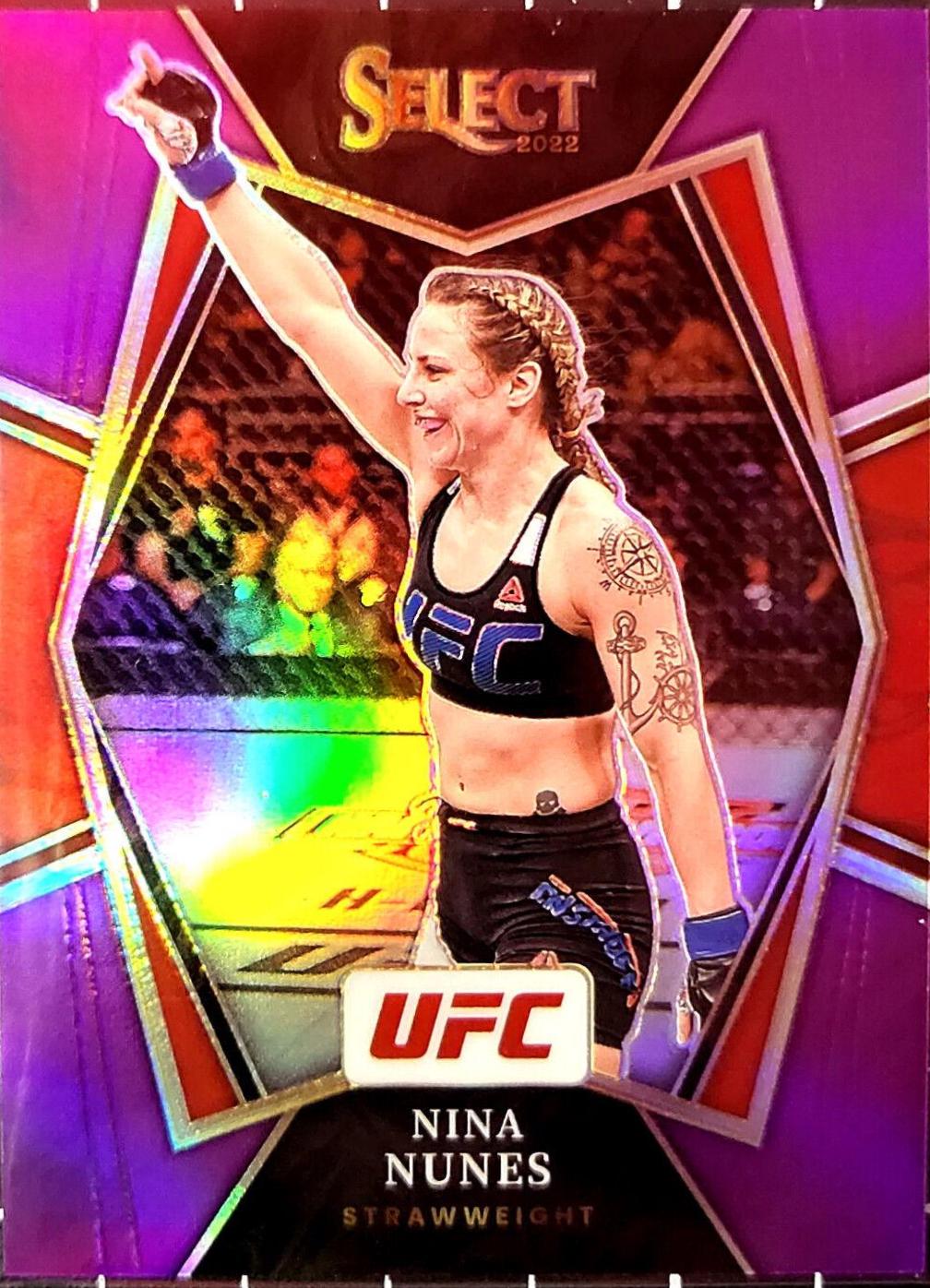 Nina Nunes 2022 Panini Select UFC Premier Level #116 Purple
