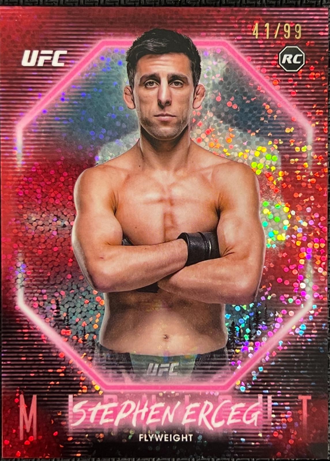Stephen Erceg 2025 Topps Midnight UFC Base #89 Twilight