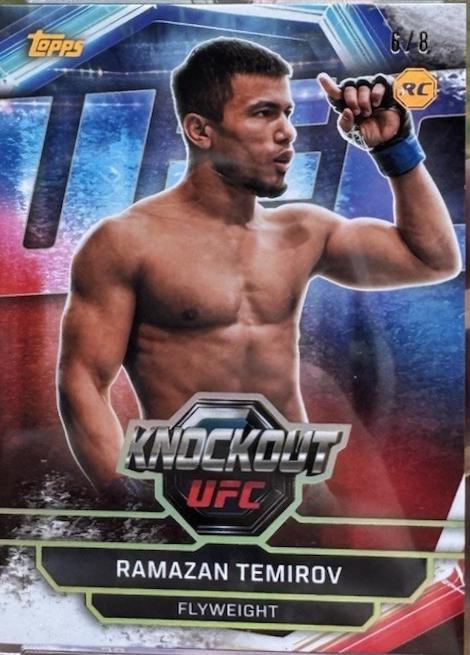 Ramazan Temirov 2026 Topps Knockout UFC Base #52 Holo Gold