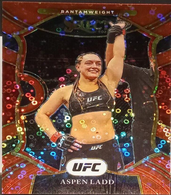 Aspen Ladd 2021 Panini Select UFC Concourse #86 Red Disco