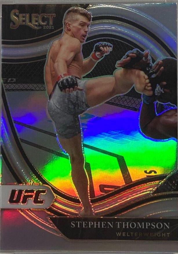 Stephen Thompson 2021 Panini Select UFC Octagonside #217 Silver