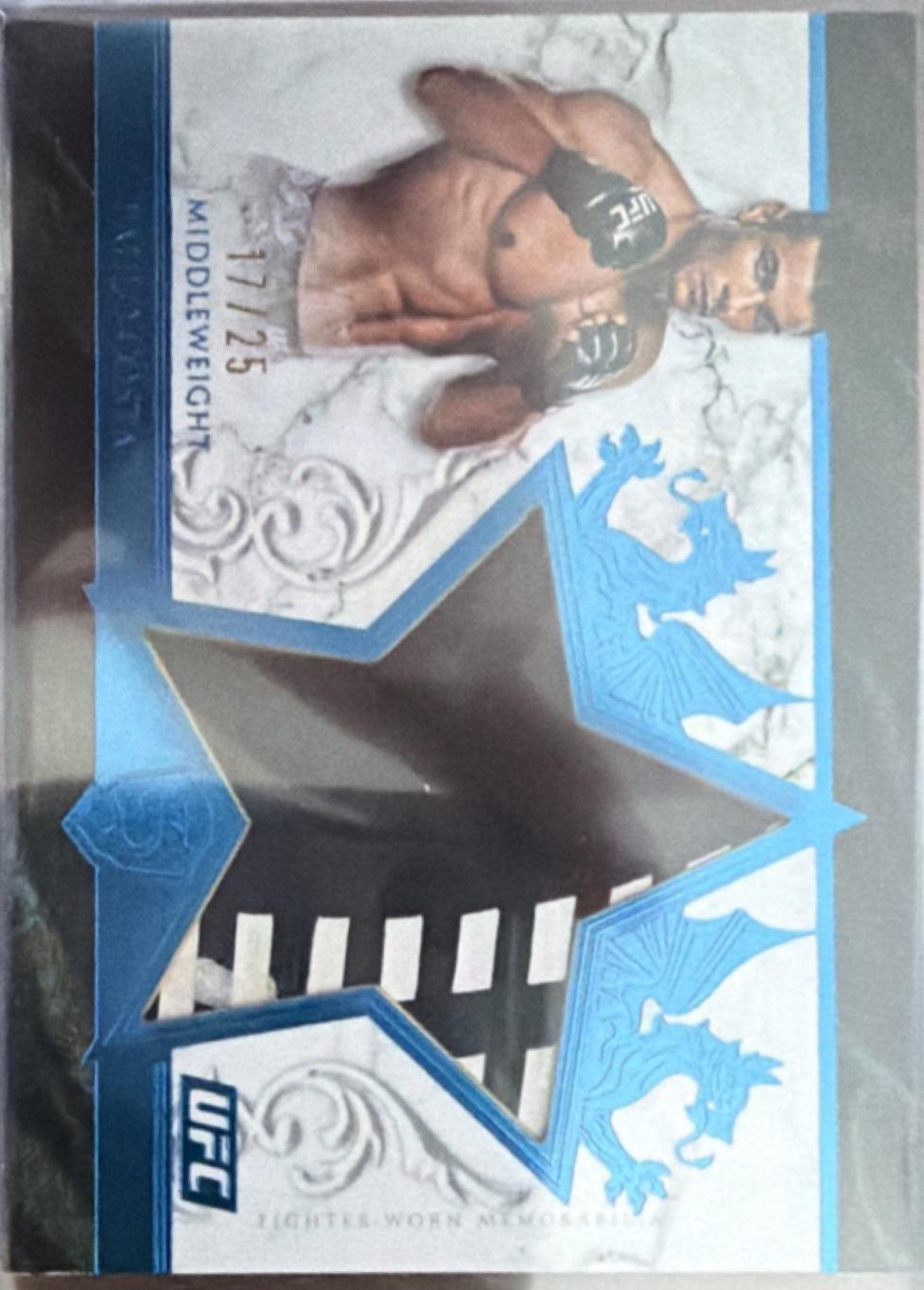Paulo Costa 2025 Topps Royalty UFC Star Relics #SR-PC Blue