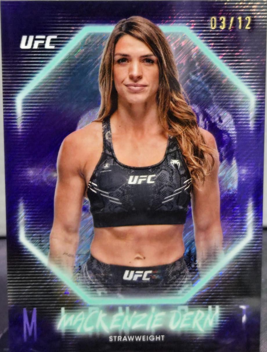 Mackenzie Dern 2025 Topps Midnight UFC Base #58 Midnight