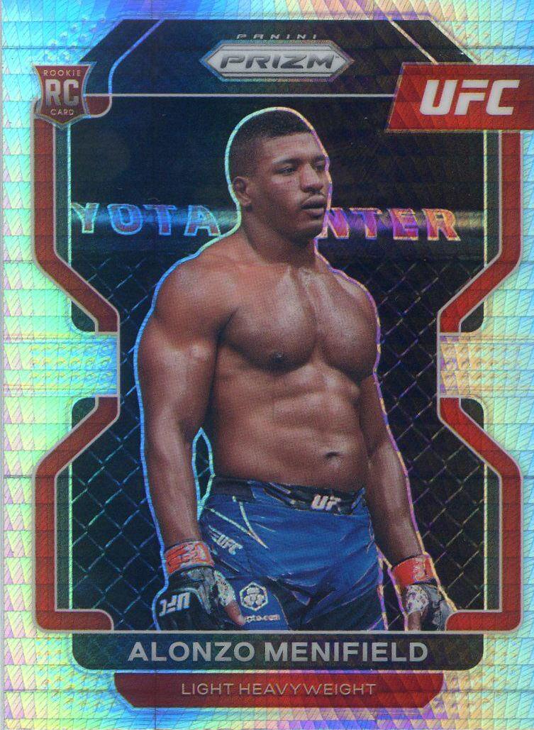 Alonzo Menifield 2022 Panini Prizm UFC Base #157 Hyper