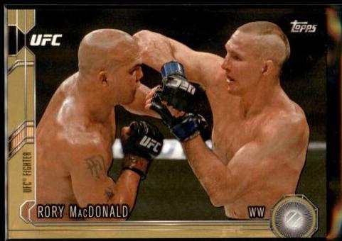Rory MacDonald 2015 Topps UFC Chronicles Base #95 Gold