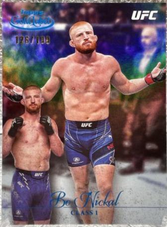 Bo Nickal 2024 Topps Gold Label UFC Base Class I #37 Black