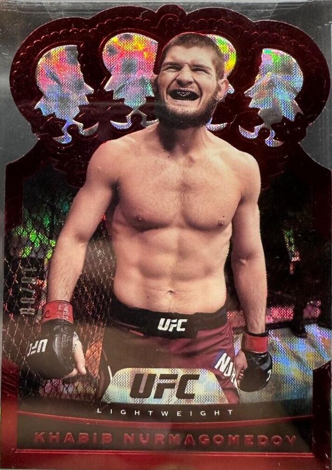 Khabib Nurmagomedov 2021 Panini Chronicles UFC Base Crown Royale #16 Asia Red